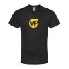Unisex Poly-Rich V-Neck T-Shirt Thumbnail