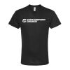 Unisex Poly-Rich V-Neck T-Shirt Thumbnail